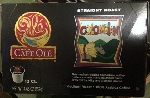 Cafe Ole Colombian Single Serve Coffee Cups 12 ct.