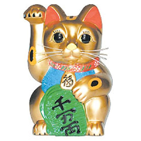 3 inches Good Luck Cat - Gold