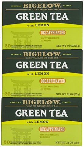 Bigelow Tea Green Tea with Lemon Decaf (20 ct)