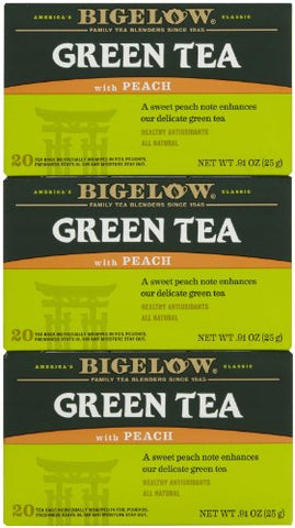 Bigelow Tea Green Tea with Peach (20 ct)