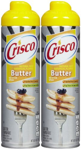 Crisco Spray, Butter, 6 oz