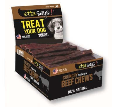 Etta Says! Crunchy Beef Chews, 4.5 in