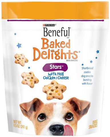 Beneful Baked Delights Stars Chicken Cheese 8.5 oz