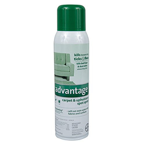 Carpet & Upholstery Flea/Tick/Lice/Dust Mite Spot Spray 16 oz Can