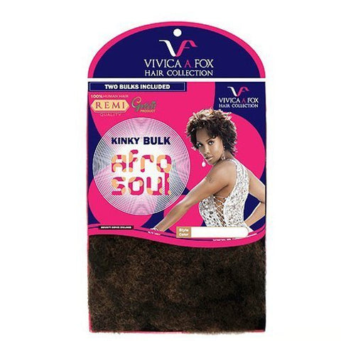 16” Human Hair Kinky Bulk - Medium Dark Brown