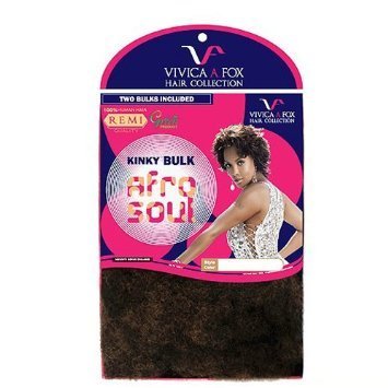 16” Human Hair Kinky Bulk - Copper Blonde