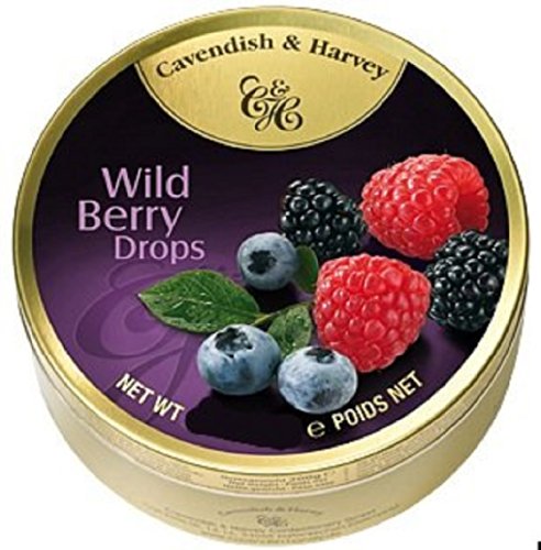 EURO- AMERICAN BRANDS, CAVENDISH & HARVEY WILD BERRY FRUIT TIN 5.3OZ