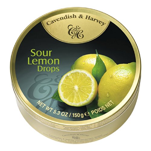 EURO- AMERICAN BRANDS, CAVENDISH & HARVEY LEMON FRUIT TIN 5.3OZ