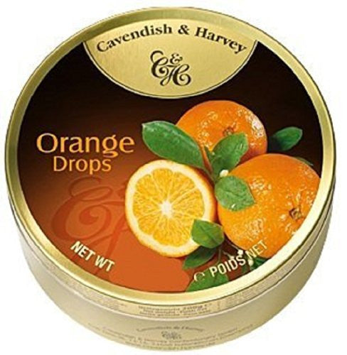 EURO- AMERICAN BRANDS, CAVENDISH & HARVEY ORANGE FRUIT TIN 5.3OZ