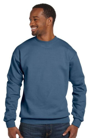 Hanes ComfortBlend Long Sleeve Fleece Crew - p160 (Denim Blue / XX-Large)