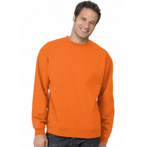 Hanes ComfortBlend Long Sleeve Fleece Crew - p160 (Safety Orange / XX-Large)