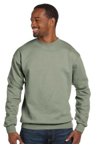 Hanes ComfortBlend Long Sleeve Fleece Crew - p160 (Stonewashed Green / XX-Large)
