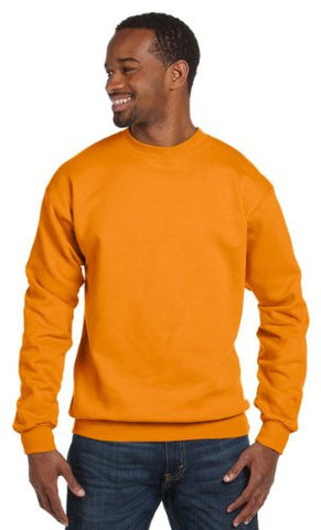 Hanes ComfortBlend Long Sleeve Fleece Crew - p160 (Safety Orange / XXX-Large)