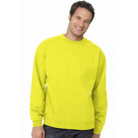 Hanes ComfortBlend Long Sleeve Fleece Crew - p160 (Safety Green / Small)