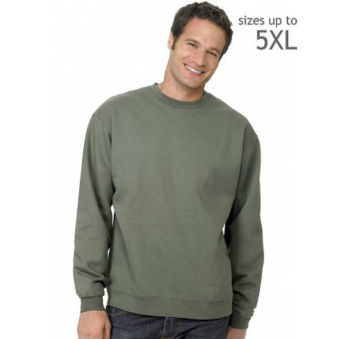 Hanes ComfortBlend Long Sleeve Fleece Crew - p160 (Stonewashed Green / X-Large)