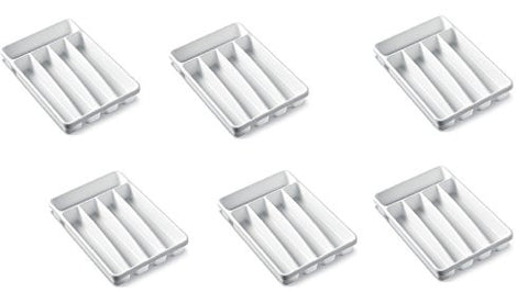 Cutlery Tray White 12.9"x9"x1.8"