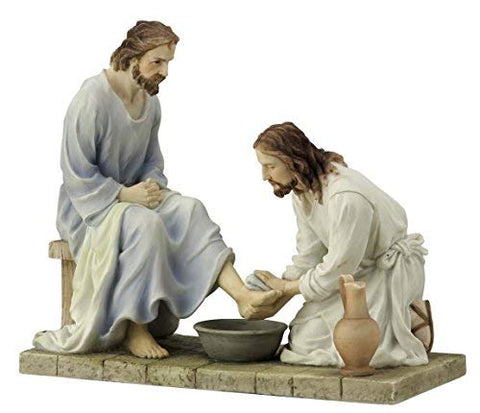 Jesus Washing His Disciple's Feet (Light Color)