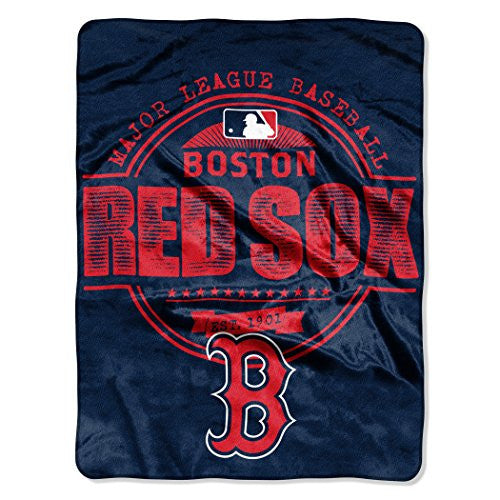 Boston Red Sox MLB "Structure" Micro Raschel Throw 46”x 60”