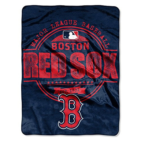 Boston Red Sox MLB "Structure" Micro Raschel Throw 46”x 60”