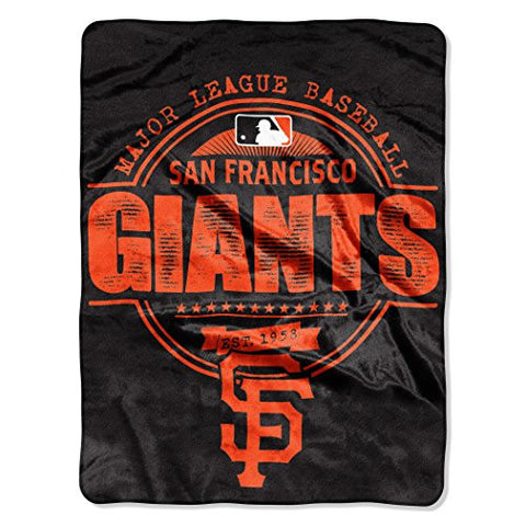 San Francisco Giants MLB "Structure" Micro Raschel Throw 46”x 60”