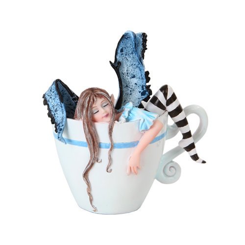 I Need Coffee Faery Figurine