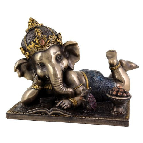 Young Ganesh Reading, 4.75 x 6 in