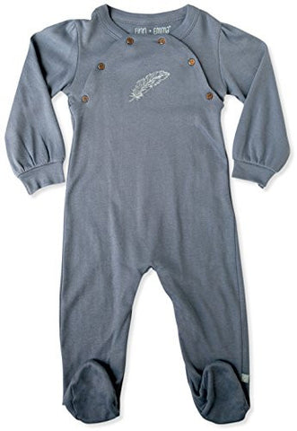 Flintstone Blue Footie, Girl 9-12m