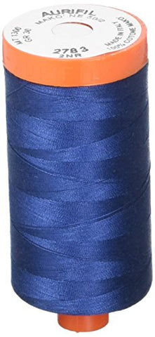Aurifil- 50wt Cotton 1,422yd, Medium Delft Blue