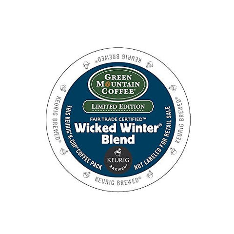 Green Mountain Coffee, Wicked Winter Blend, WINTER LTO, dark roast, k-cup