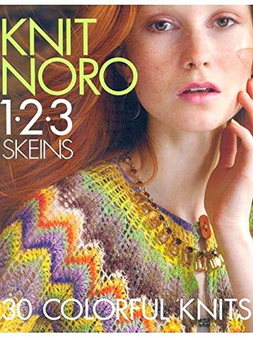Knit Noro 1-2-3 Skeins: 30 Colorful Designs (Hardcover)