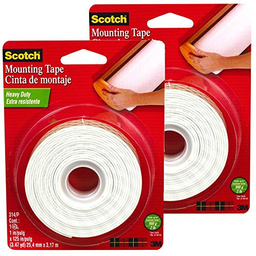 Heavy Duty Mounting Tape 1 in x 125 in