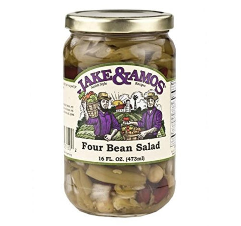 Jake & Amos - Four Bean Salad  - 16 oz