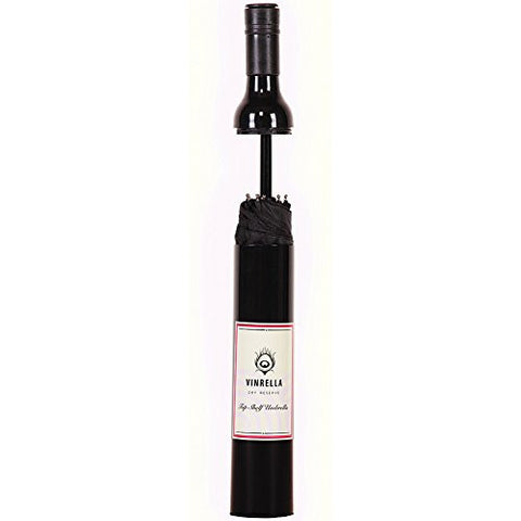 Wine Bottle Umbrella- Black