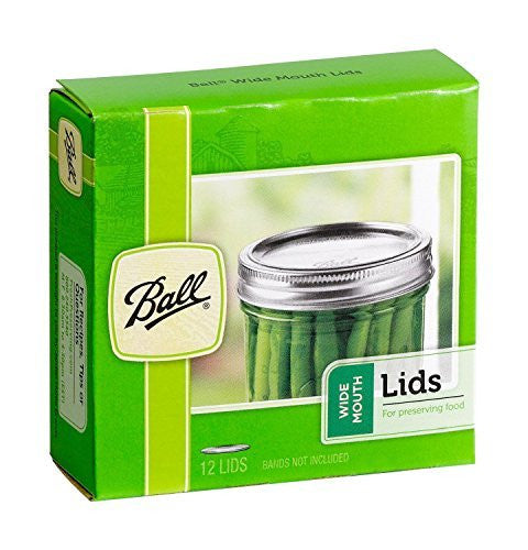 Wide Mouth Lids, 12-Count (Pack of 4)