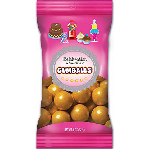 Shimmer Gold Gumballs Peg Bag (8 oz)