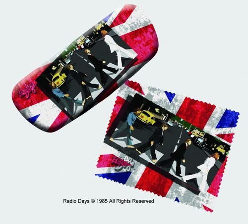 Beatles - Fab 4 Crossing Eyeglasses Case