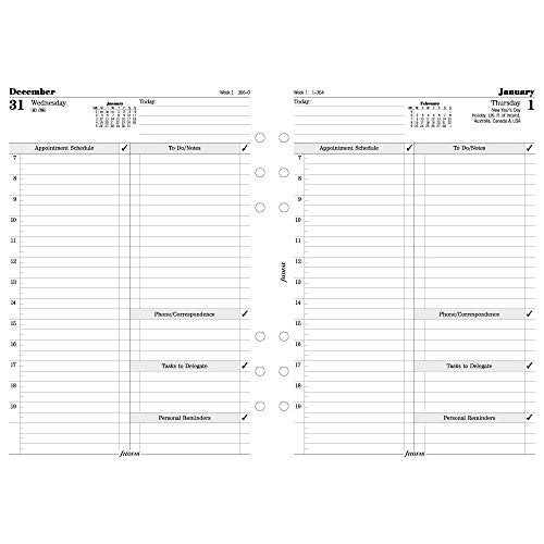 A5 DAY PER PAGE BUSINESS STYLE, ENGLISH, 2015