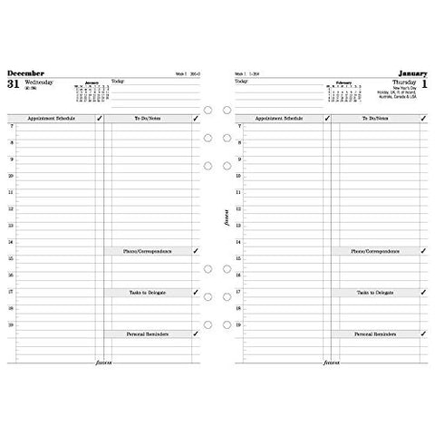 A5 DAY PER PAGE BUSINESS STYLE, ENGLISH, 2015