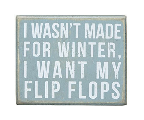 Box Sign - Made for Winter