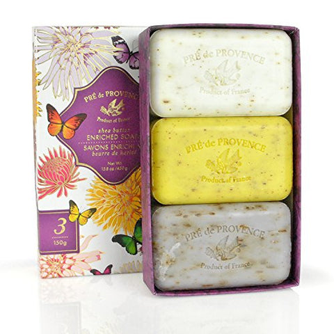 Butterfly Soap Gift Box, (3 x 150g)