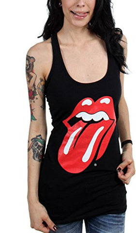 Rolling Stones Tongue Racerback Girlie Tank Size XL