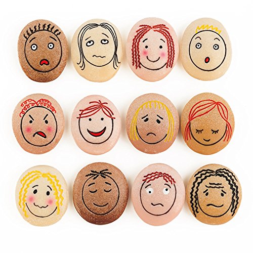 Emotion Stones (Set of 12: measure 2 1/4" wide each)