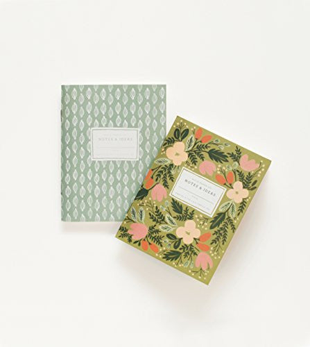 MOSS GARDEN Pocket Notebooks ( 4 x 5in. Pair of 2)