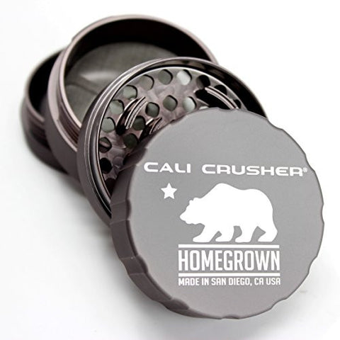 Cali Crusher 4 Pcs Homegrown Standard Grinder (Grey)