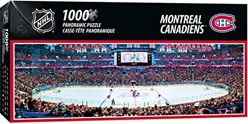 Panoramic 1000pc Puzzles - Montreal Canadiens, 15.75" X 8" X 2"