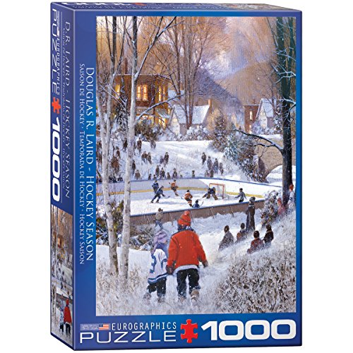 Hockey Season 1000 pc 10x14 inches Box, Puzzle