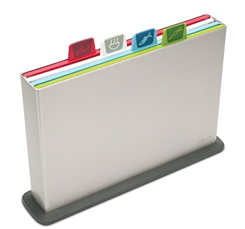 Index Chopping Board Small - Silver