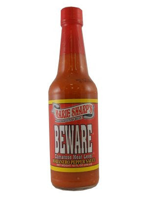 Marie Sharp's Beware Comatose Hot Sauce 10 oz