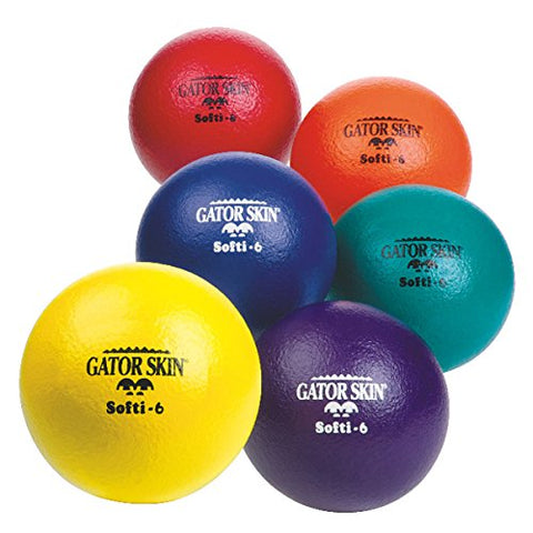 6" Gator Skin Softi Balls (Set of 6)