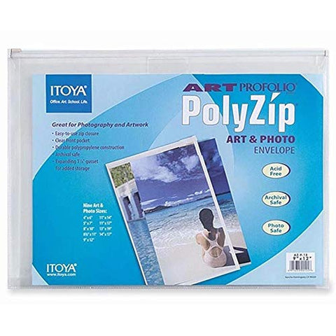 Itoya Poly Zip Envelope 8.5x11 AZ811
